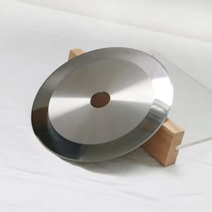 Tungsten Carbide Yg12X 200*25.4*2mm Circular Knives Adhesive Tape Slitting Blade Taping Knife Industrial Machine Round Cutting Blades for Gummed Tape Slitting