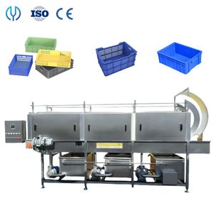 High Pressure Cleaning Tunnel Pallet Plastic Box Drying and Cleaning Machine