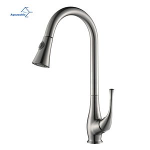 American Single Handle Cupc Certified Popular Single Handle Lead Free Brass High Arc Pull Down Kitchen Faucet