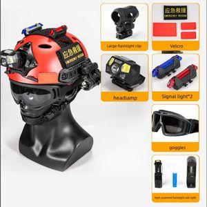 ABS Customized Lightweight Emergency Fire Rescue Helmet Adjustable Safety Helmets
