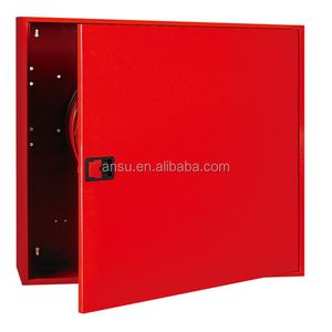 En694 Fire Hose Reel with Fire Cabinet 19mm 25mm 33mm Fire Fighting Hose Reel Cabinet