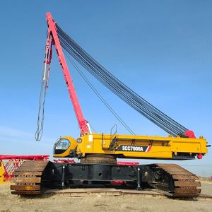Second Hand Crawler Crane Scc7000A Crawler Crane 700 Tons Lifting Capacity Good Condition Used Crane Low Price