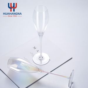6oz Plastic Goblet Wedding Square Champagne Glasses Flute Wholesale Champagne Glass Plastic Wine Glass