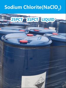 Drum Packing 25pct Sodium Chlorite Liquid for Industrial Use