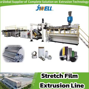 Jwell Plastic PP/PE/Pet/PS/BOPP Stretch Film Mdo Extruder/Extrusion Machine/Production Line High-Barrier Mdo Packaging Cast Film Machine Supplier/Manufacturer