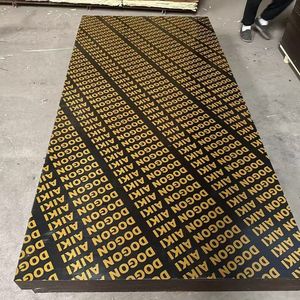 Factory 18mm Marine Concrete Construction Formwork Black and Brown Film Faced Plywood