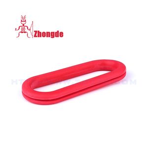Zhongde Molding Service Colored Food Grade Silicone Grommets / Oval Rubber Grommet