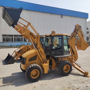 Factory Price China Made Wheel Backhoe Loader for Sale with Mini Tractor Backhoe Loader
