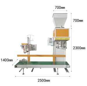 Factory Direct Supply 50 Kg Rice Granule Filling Weighing Packaging Machine