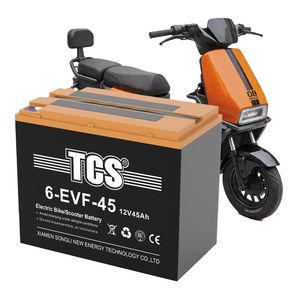 TCS 12v 45ah Bike E-Bike Electric Battery 6-EVF-45