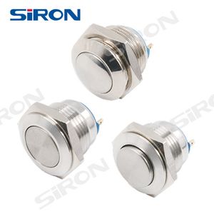 Siron H051 16mm Self-Repetitive 1no 1nc Stainless Steel Metal Button Electric Equipment Switch