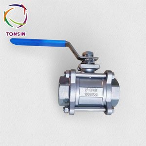 Full Port Ball Valve Stainless Steel Three-Piece Full Port Female Ball Valve