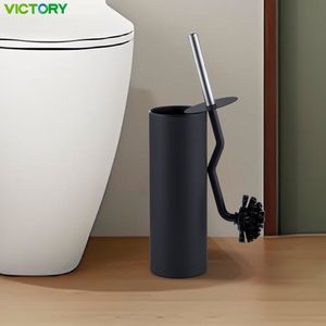 Stainless Steel Handheld Traditional Toilet Brush with PP Brush for Bathroom