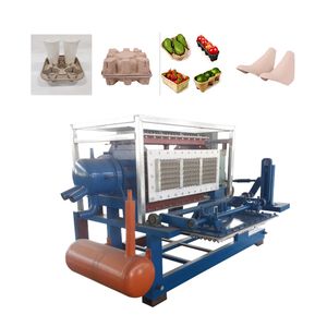 Automatic Egg Paper Tray Making Carton Moulding Machine