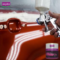China Automotive Car Paint Repair Car Red Paint Candy Auto Varnish Primer Colors Acrylic Metallic Airbrush Paints