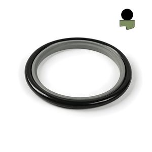 Low Friction Hydraulic Cylinder Rod Sealing Solution Gsj Rod Step Seal Ring