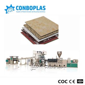 Plastic PVC imitation Marble Decoration Stone Board Sheet Extruder