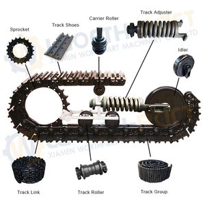 Factory Price Hot Sell Excavator Track Sprocket Idler Top Bottom Roller Steel Track Chain Group Undercarriage Parts
