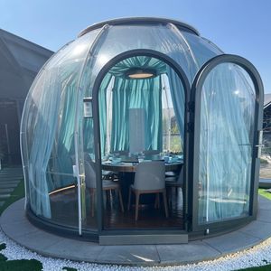 Polycarbonate Board for Customizable Bubble Houses UV Protection Coating Water Proof Shock Resistantfor Outdoor Greenhouses