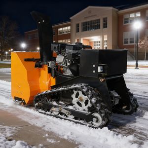 Track Snow Removal Machine, Snow Removal Robot, Small Snow Cleaning Vehicle, Track Snow Removal Machine, Snow Removal Machine