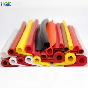 Good Quality E/P/H/U/T Shape Manufacturer Soft Slide Window Door Edge Guard Extruded Silicone Rubber Strip Door Seal Strip