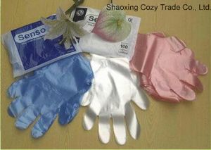 Disposable OEM Color HDPE Gloves Plastic Glove