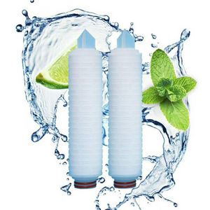 PP/Pes/N6/PTFE Membrane Pleated Filter Cartridge for Water Treatment