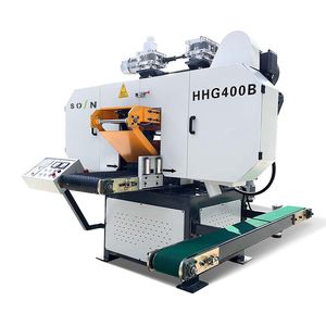 Industrial Automatic Band Sawing Machinery Semi-Automatic Horizontal Wood Bandsaw Cutting Machine