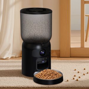 Innovative Dual-Lens Smart Pet Feeder with Laser Play and Detection