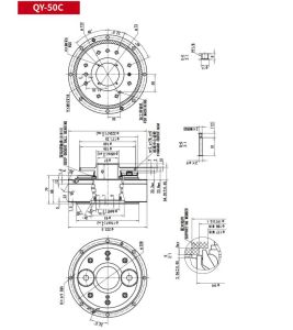 Industrial Drive Precision Cycloidal Gear Reducer for Industrial Robots Qy-50c Model