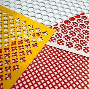 Easy Cutting Performance Stainless Steel Perforated Metal Sheet Industrial Noise Reduction