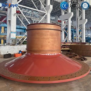 Custom Large Cast Steel Ball Mill Trunnion Head End Cover for Cement and Mining Grinding Mill Equipment
