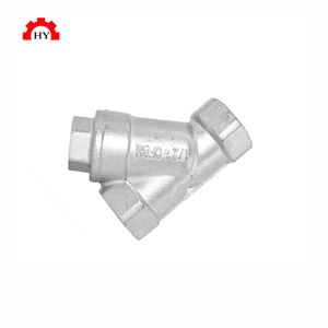 Stainless Steel Industrial Y-Type Female Threaded Strainer Water Filter