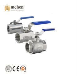 Premium Quality 11/4 Inch Stainless Steel Ball Valve Set for Industrial Use