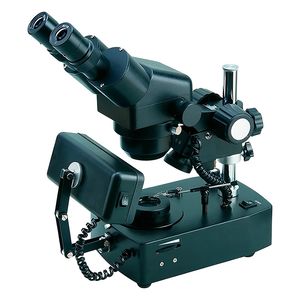 High-Precision Jewelry Microscope with Adjustable Pole Stand and Lights