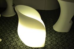 LED Sofa Rechargeable Colorful Luminous Lighting Lounge Chair Armchair Luminous LED Bar Chair Living Room Bar Furniture Barstool