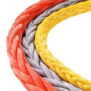 High Strength Flexible Braided Boat Mooring Rope Customizable Diameter 2-4 Strands Nylon Dock Lines in Coil Packing
