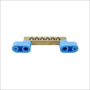 14-Way Metal Brass Screw Copper Terminal Connector Block with Copper Tip