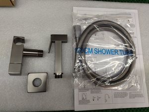 Bathrooms Brushed Nickel, PVD Brushed Gun Metal H59 Brass Spray Shower