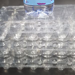 Recyclable Pet Egg Container Eco-Friendly Clamshell Packaging for Bulk Wholesale