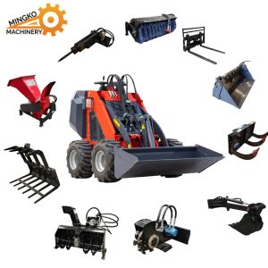 Euro5 CE EPA Mini Skid Steer Loader with Attachments Wheel/Crawler Skid Steer