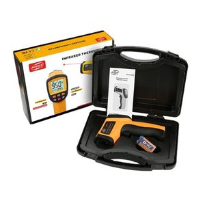 GM1150 Portable LCD Digital Food Thermometer Pyrometer ABS Forehead