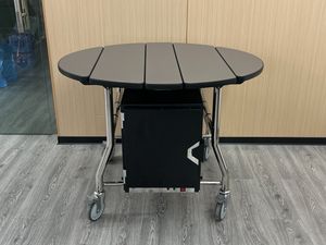 Hotel Room Service Trolley Cart with Food Warmer for 5 Star Hotels
