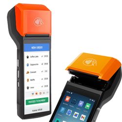 Android 14 4G EMV PCI Mobile Payment Handheld POS Terminal with 58mm Thermal Printer R330 Plus