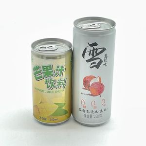 Custom Sleek Standard Slim Can 250ml 330ml 355ml 473ml 500ml Color Printing Empty Blank Aluminum Can Beer Beverage Soda Soft Drinking Can for Sales