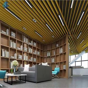 Stylish False Ceiling Panels with High-Quality Wood Finish