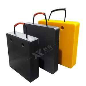Lightweight Portable Mobile Polyethylene Stabilizer Outrigger Pads Spreader Plates Crane Mats