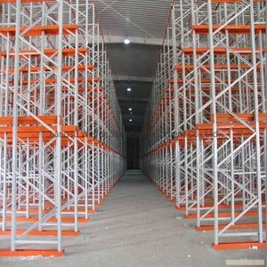 Drive-in Pallet Racks with Heavy-Duty Steel Industrial Warehouse Storage Systems Included
