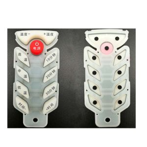 Silicone Customized Conductive Silicone Rubber Keypads Buttons for Remote Keyboard