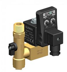 16 Bar Time Electronic Auto Drain with Brass Body with Ss Mesh